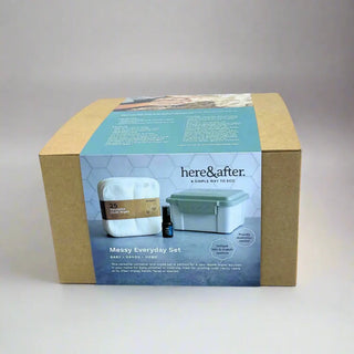 messy everyday set by Here and After