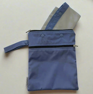 Travel wipes bag (double pocket) Here and After