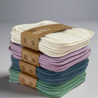 Reusable Organic Cloth Wipes Here and After