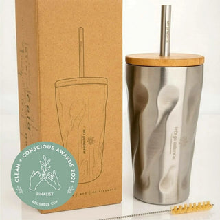 Bubble tea stainless steel cup | Plastic free by Goodly Gosh