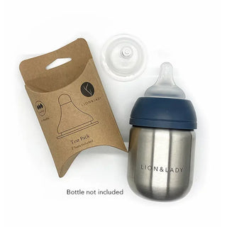 anti colic teats for feeding bottle by Lion & Lady