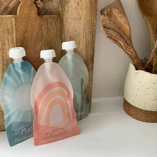 reusable yoghurt pouch pack of 2 by Little Mashies