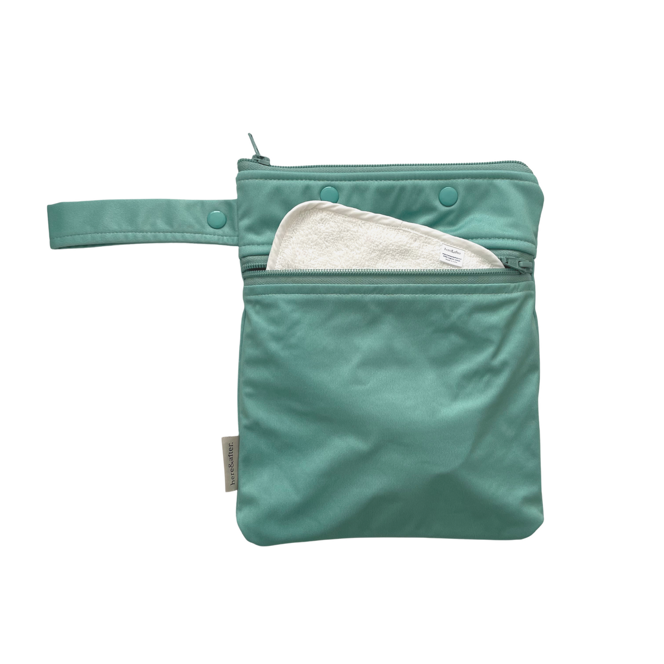 Double pocket wipes bag | period bag
