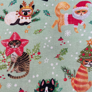 Christmas fabric wrapping  by Here and After
