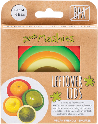 Food huggers | leftover lids | zero waste by Little Mashies