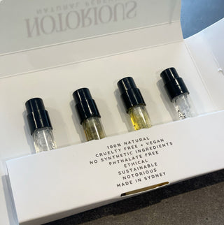 Natural perfume discovery pack (4 x 2ml)