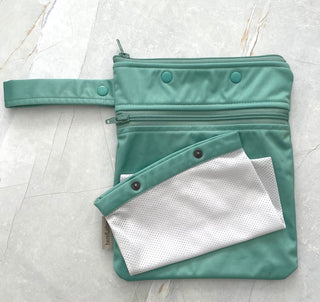 'On The Go' travel wipes bag