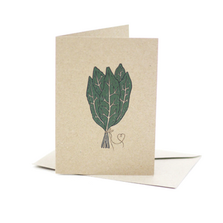 Deer Daisy | Greeting Card | Kale bunch by Here and After