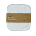 Here&After Reusable Cloth Wipes Unbeached White 10 pack | Cloth Baby Wipes