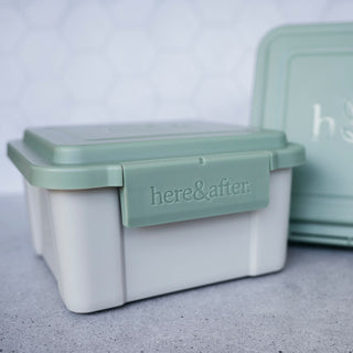 Container to store cloth wipes  by Here and After