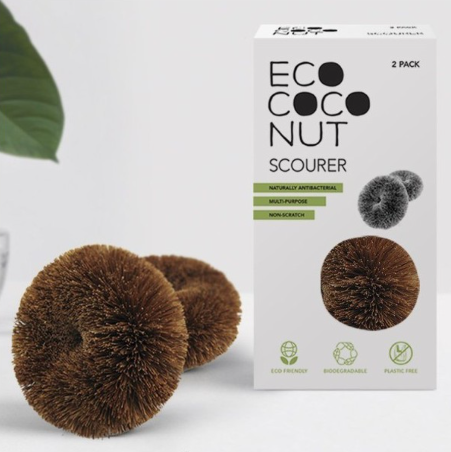 Eco coconut dish scrubbers | scrourer