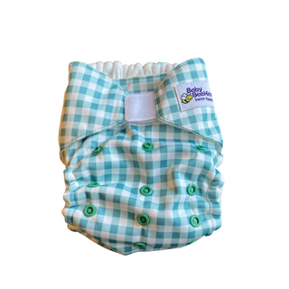 Adjustable swim nappy gingham   Baby Beehinds by Baby Beehinds
