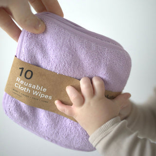 Cost effective cloth baby wipes  by Here and After