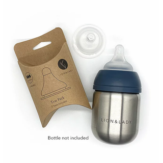 anti colic teats for feeding bottle by Lion & Lady