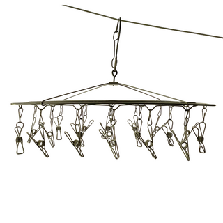 stainless steel sock hanger by Wire Pegs